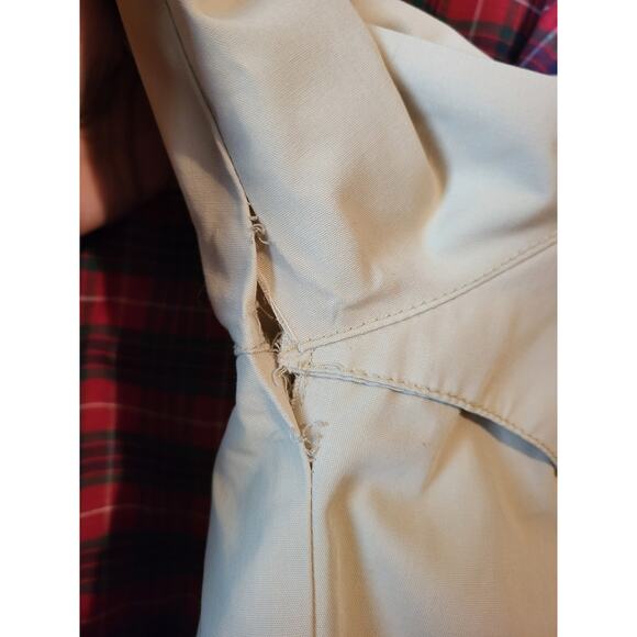 Vintage Anderson Little Harrington Jacket 42 Beige Plaid Lined Classic Coat - Picture 11 of 11